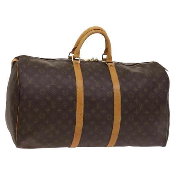 LOUIS VUITTON Monogram Keepall 55 Boston Bag M41424 - Picture 1 of 16